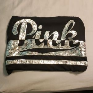 PINK black and sparkly tee!!!